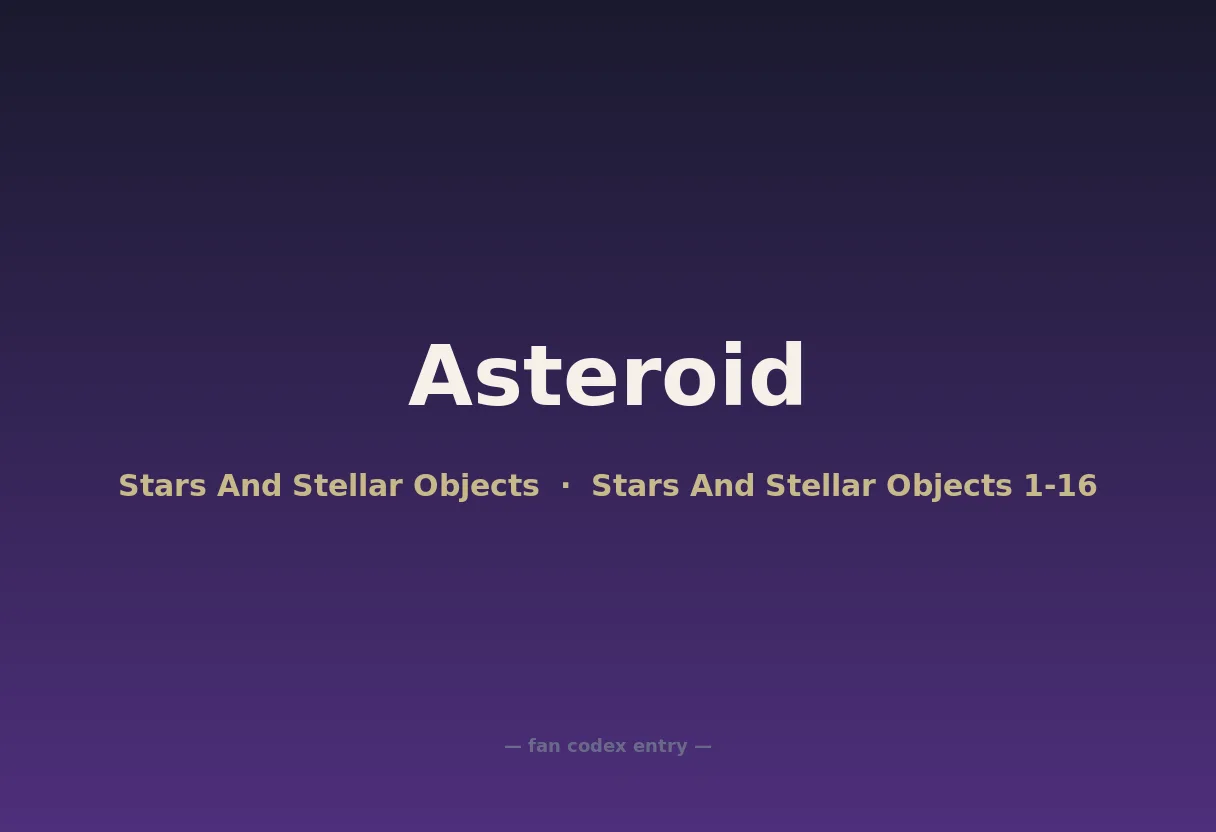 Asteroid